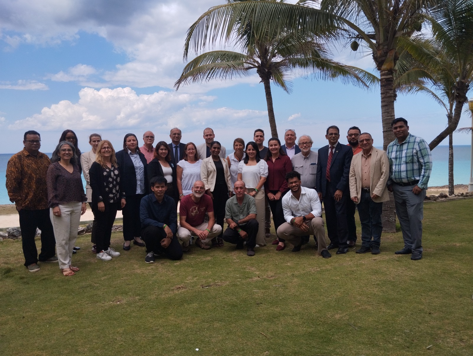 Participants of the INT7022 Workshop on Harmonisation of HAB and Biotoxin Monitoring, Melia Varadero, Cuba, March 2025.